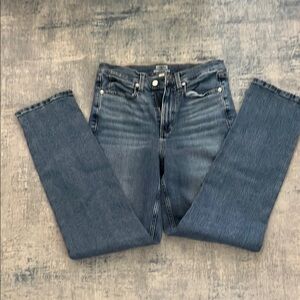 L.L. Bean Blue Straight Leg High Rise Classic Fit Jeans